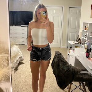 Wild Fable Gray Denim Shorts